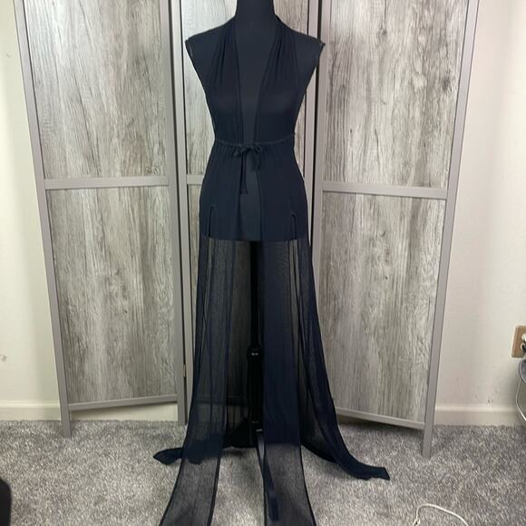 New! Mapale' Iman swimsuit maxi coverup dress women's M/L - Picture 1 of 12